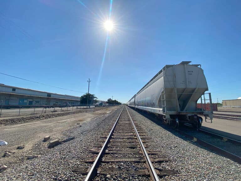 track design with train in operation