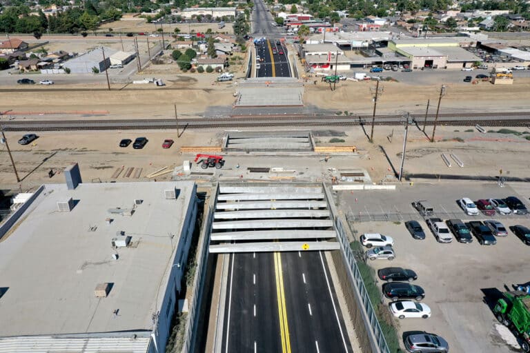 Poso Ave Undercrossing completion for CA High-Speed Rail