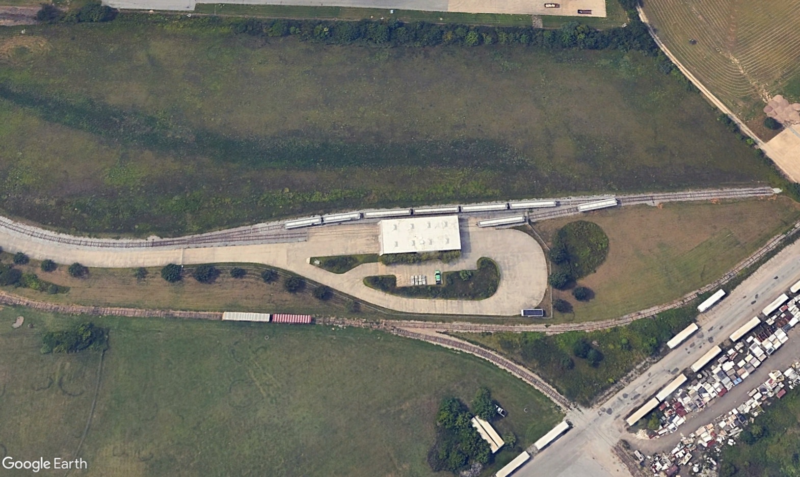 aerial image of a Sierra Nevada Brewing Company production site