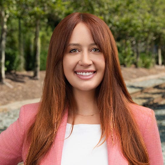 close up portrait of Katie Naster